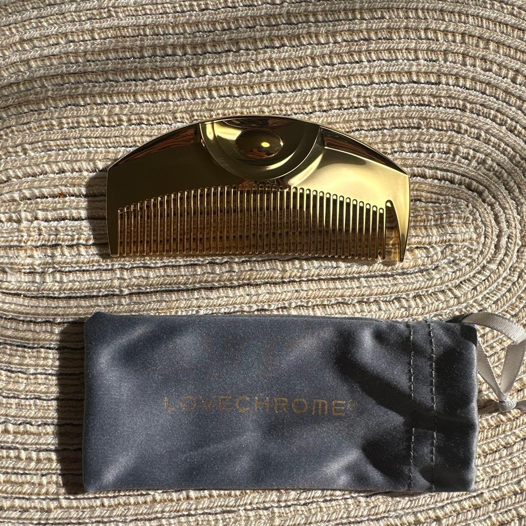 LOVECHROME ゴールドヘアコーム K24GPツキ