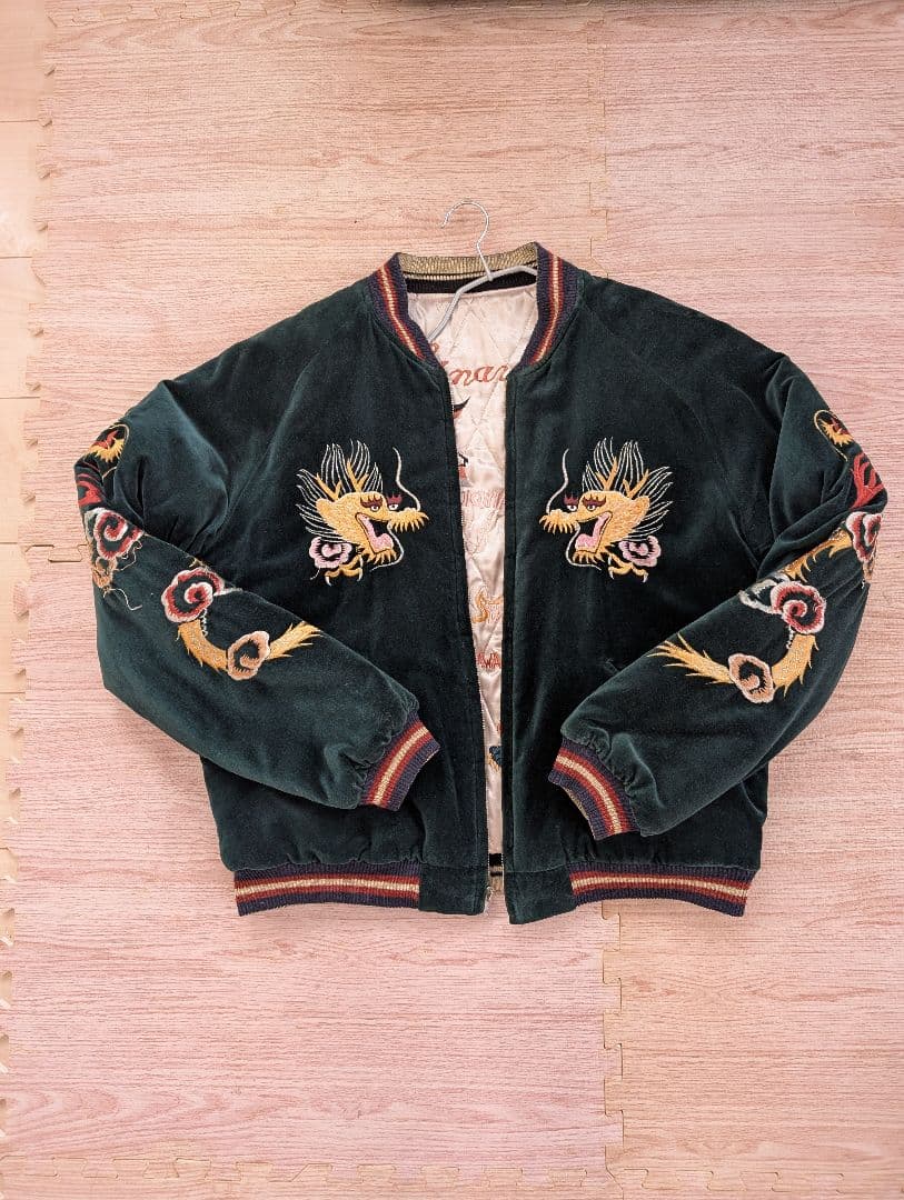 本日まで＊美品＊2004年発売　TAILOR TOYO　スカジャンL 刺繍 TAILOR TOYO TT15808 テーラー東洋 60周年 港商 スペシャル