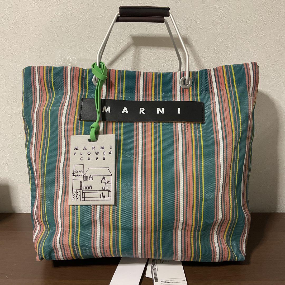 ☆開店セール☆ 使用数日 美品 マルニ フラワーカフェ ロゴ ハンドバッグ 楽天市場】マルニ フラワー カフェ MARNI FLOWER CAFE レディース