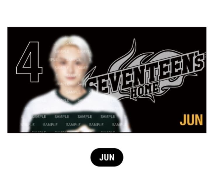 SEVENTEEN HOME 2025 ミニブランケット ジュン セブチ - メルカリ