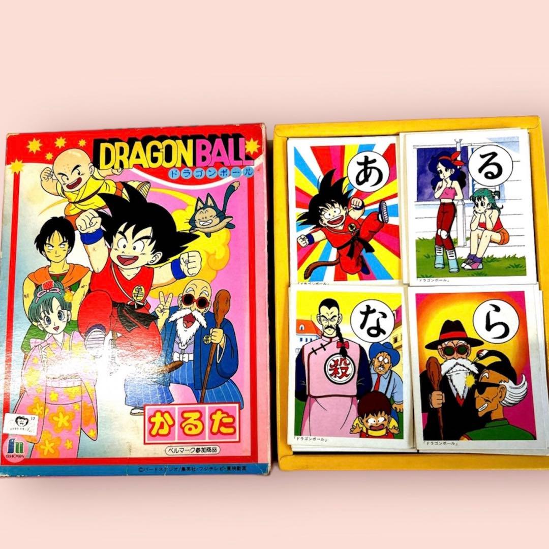 ドラゴンボール かるた 初期 レア 絵柄の色が多色使いで最高‼️鳥山明