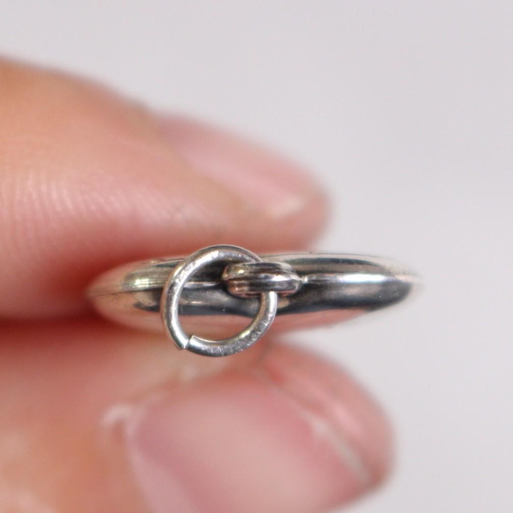 40s スウィートハートジュエリー WW2 シルバー チャーム スパイダー