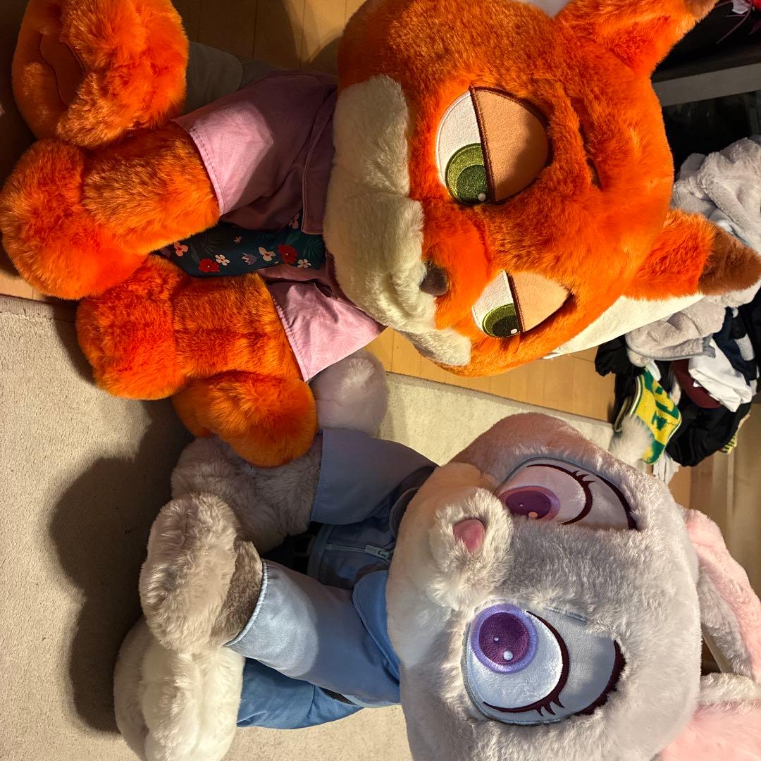 コストコ　ニック・ワイルドとジュディ・ホップス ぬいぐるみセット
