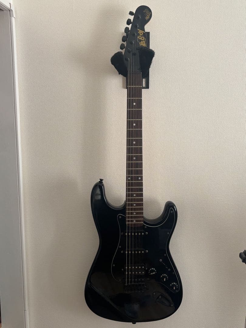 【シャンク品】エレキギター ストラトキャスター　ブラック Kids boy シャンク品】エレキギター ストラトキャスター ブラック Kids boy