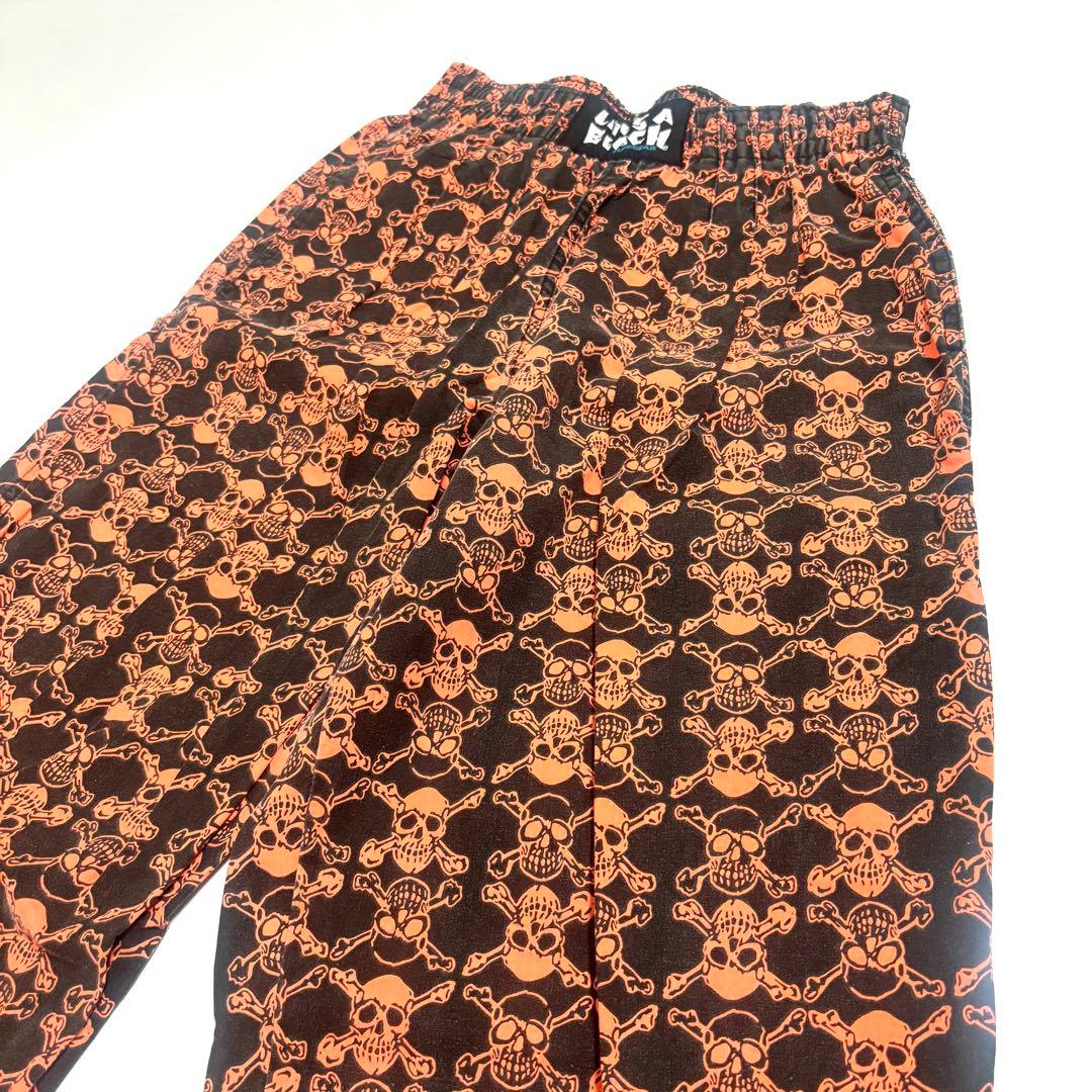 幻 life's a beach ライフズアビーチ ロンパン パンクスカル 黒橙