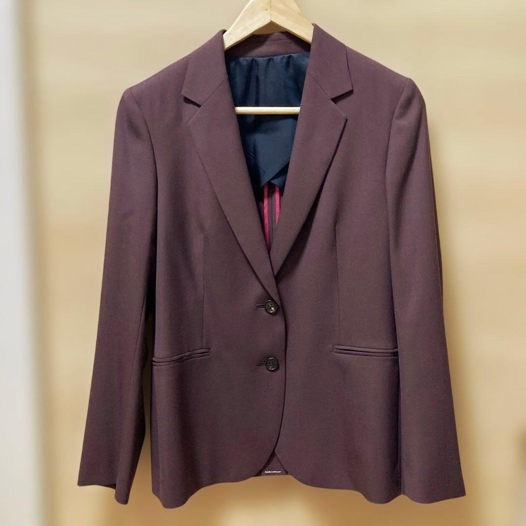 ポールスミス　パンツスーツ　ボルドー系