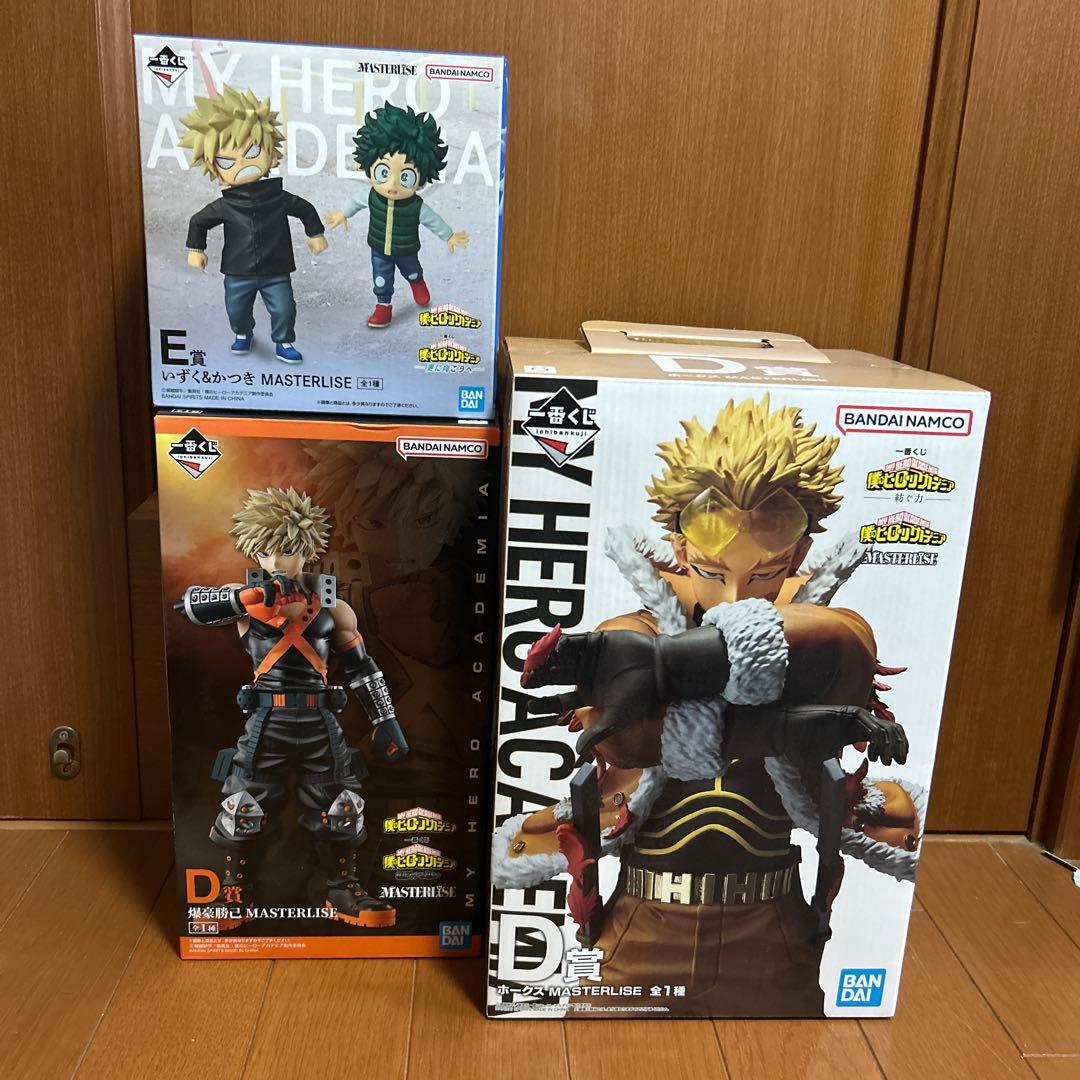 ヒロアカ　一番くじ　ホークス　爆轟勝己　いずく&かつき　フィギュア