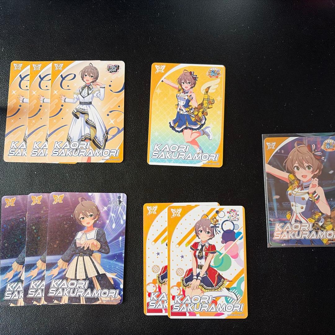 桜守歌織、周防桃子 カードフォリオ MR おまけ付き - メルカリ