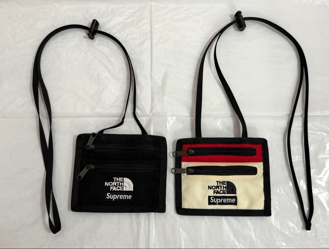 シュプリーム×ザノースフェイス エクスペディショントラベルウォレット 2個セット