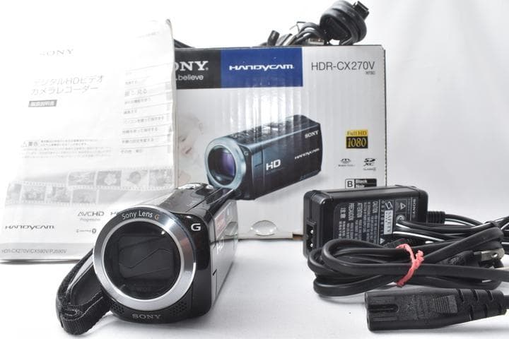 ソニー SONY HDR-CX270V ブラック ビデオカメラ Amazon.co.jp: SONY HDビデオカメラ Handycam CX270V クリスタル