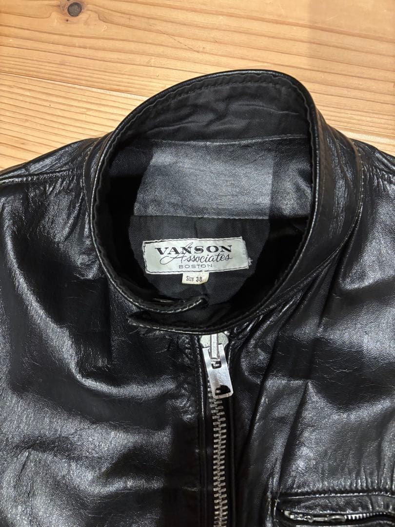vanson バンソン　シングル　ライダース　ヴィンテージ　70s schott 2026年最新】VANSON シングルライダースの人気アイテム - メルカリ