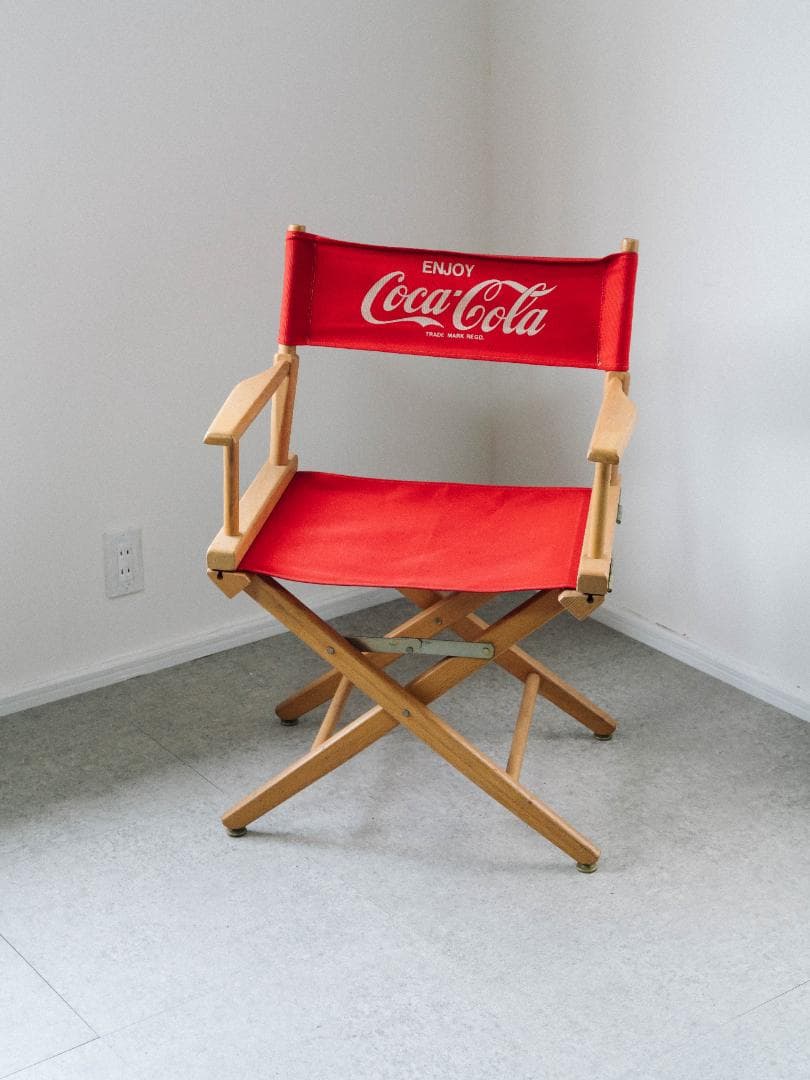 90's 非売品 coca-cola ディレクターズチェア ヴィンテージ レトロ