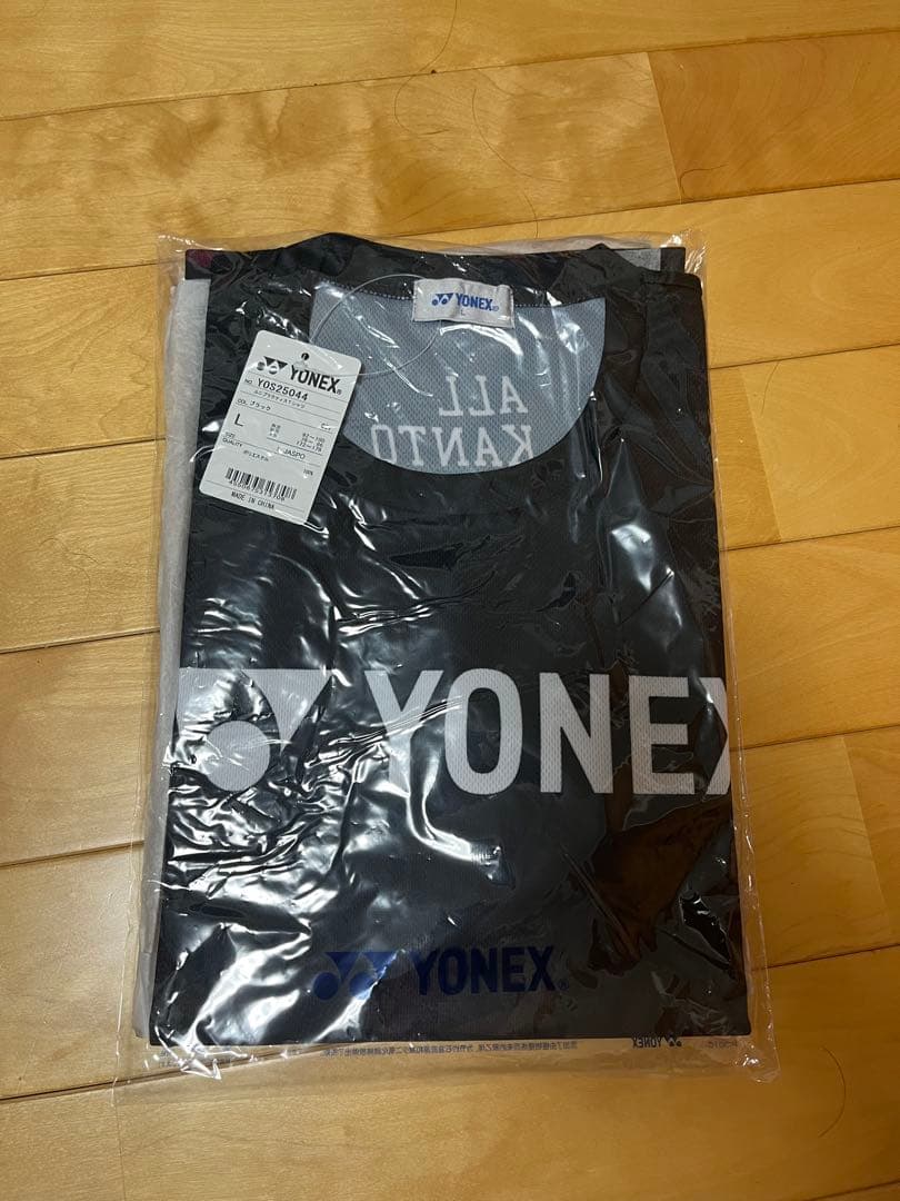 関東大会限定Tシャツ　YONEX ブラック Lサイズ