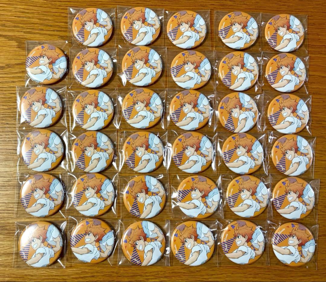 ハイキュー!! 日向翔陽 フルカラー 缶バッジ 35個セット 公式オンラインストアハイキュー!! 日向翔陽 65mm缶バッジ Ver.2.0
