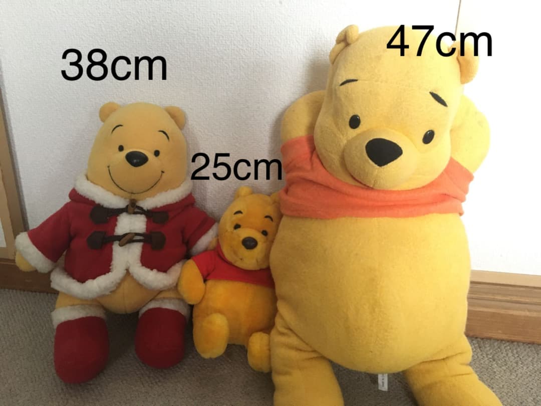 最終値下げ 特大 プーさん ぬいぐるみ まとめ売り 5点セット - メルカリ