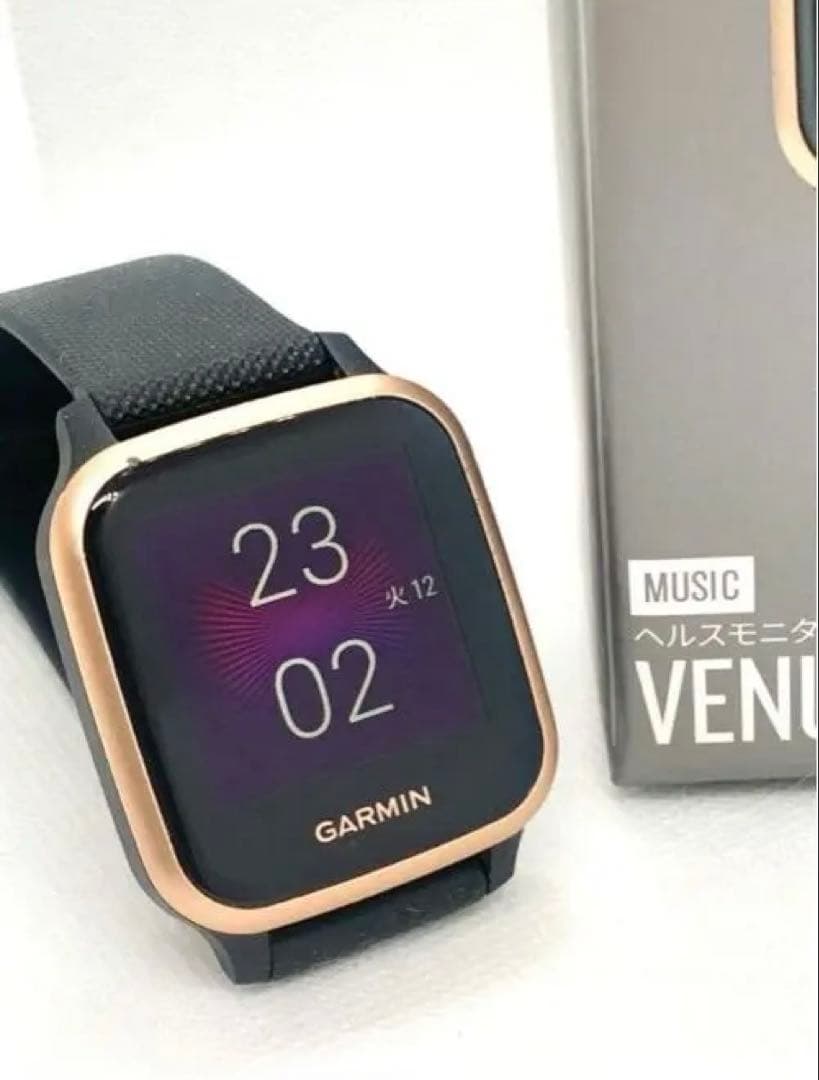 【美品】Garmin Venu SQ Music Black (1318) Venu Sq Music | スマートウォッチ | Garmin 日本