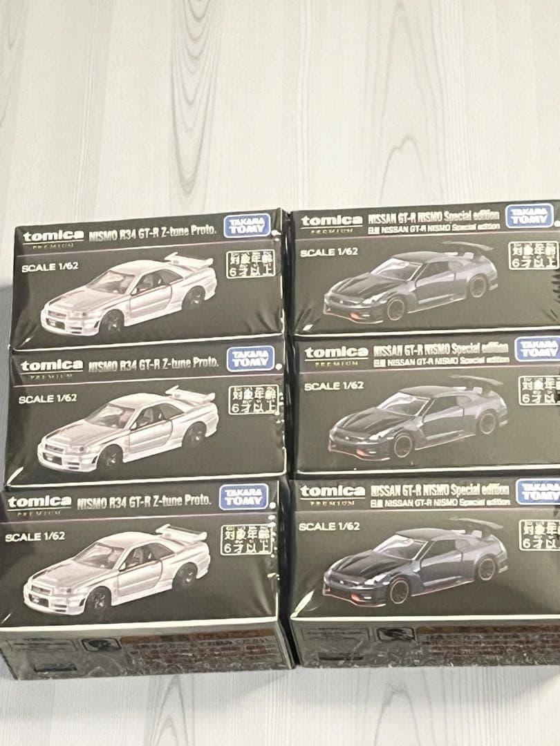 トミカ プレミアム ジャパンモビリティショー 限定 日産GT-R 6台セット