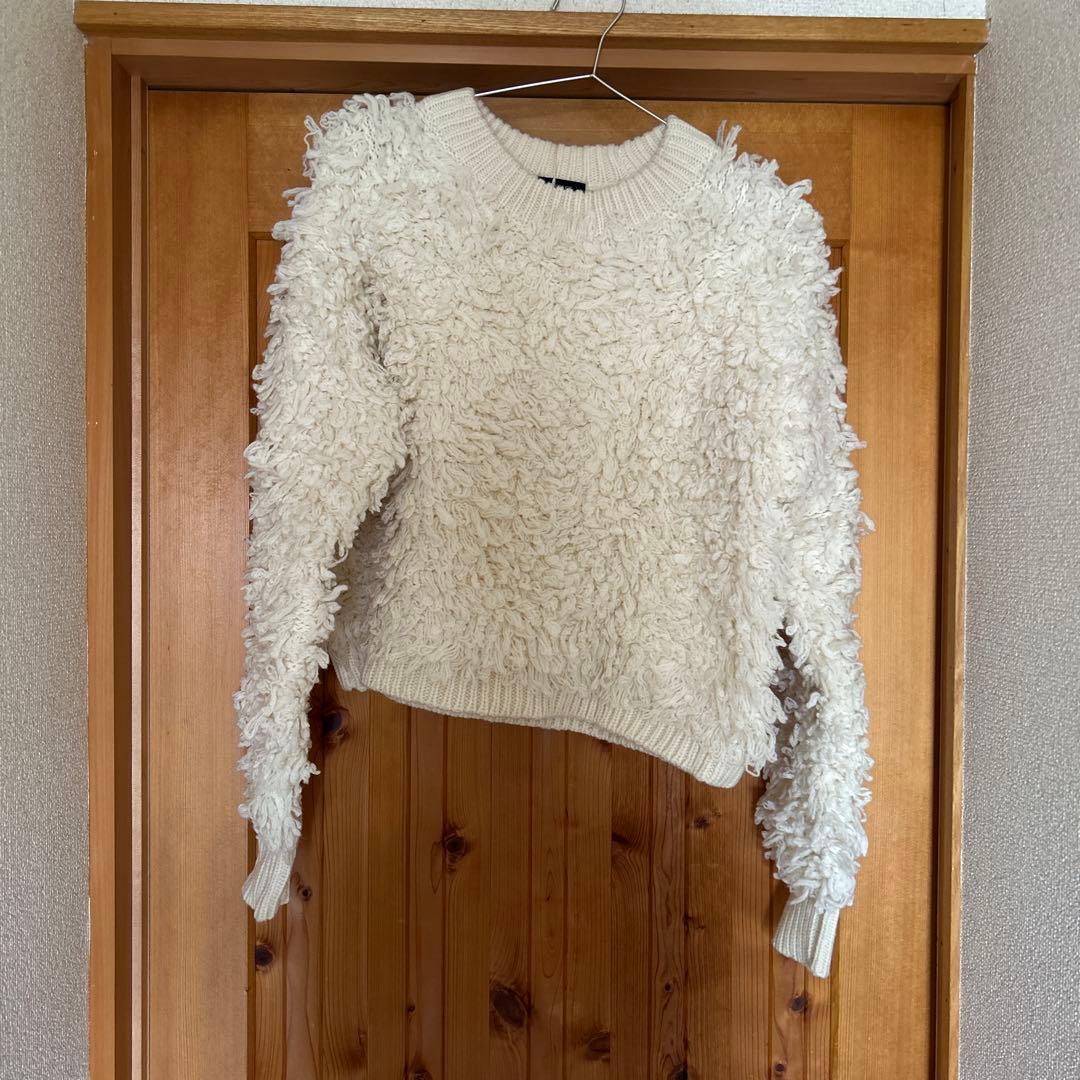 L'ESPRIT SAGE アイボリー 長袖セーター