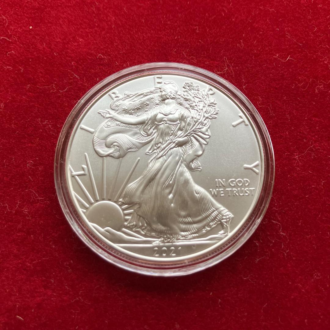 2021年アメリカンシルバーイーグル銀貨 1枚