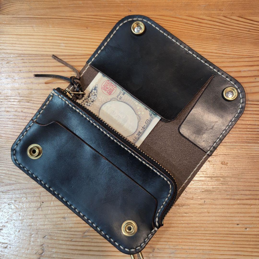 OUTLET クロムエクセルレザー ハーフトラッカーウォレット