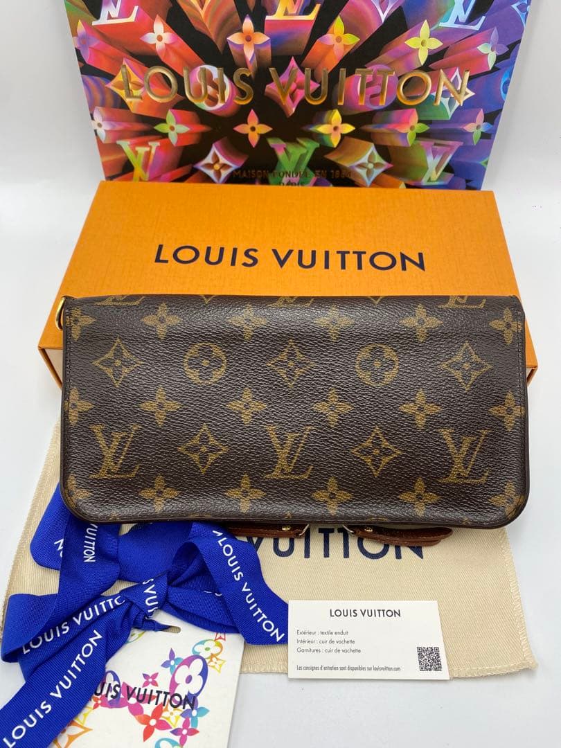 ルイ・ヴィトン 長財布 モノグラム ポルトフォイユアンソリット M61989 正規紙袋無料】ルイヴィトン 長財布 新品 小銭入れあり メンズ