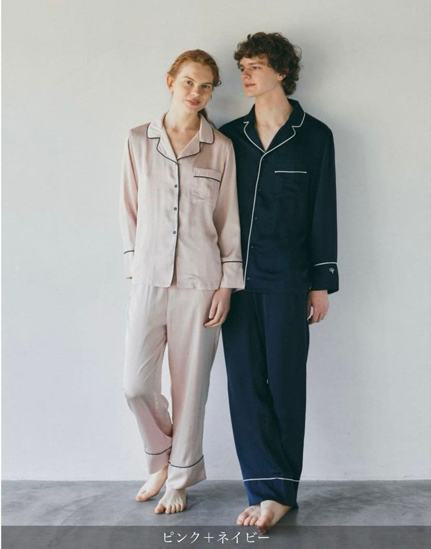 な*ら様 Sleepy sleepy ヴィンテージサテンパジャマ長袖セット(ペア