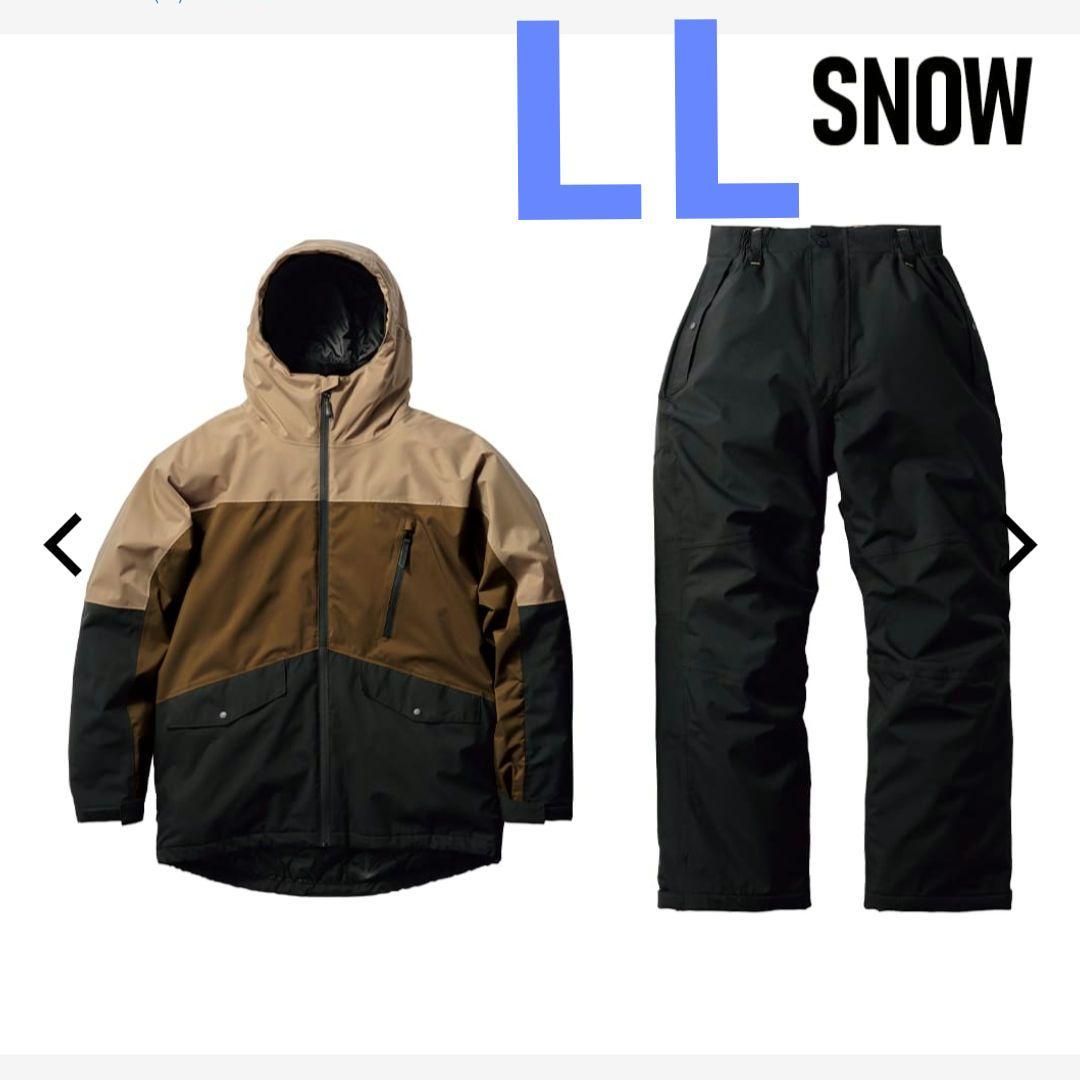 イージス防水防寒スーツ スノーブラウン LL スノーボードウェア ワークマン