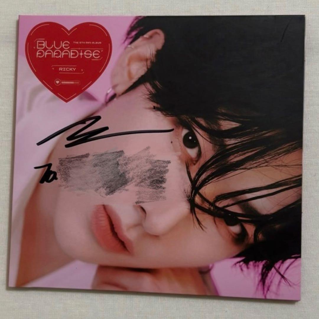 ZEROBASEONE ゼベワン リッキー 直筆サイン アルバム - メルカリ