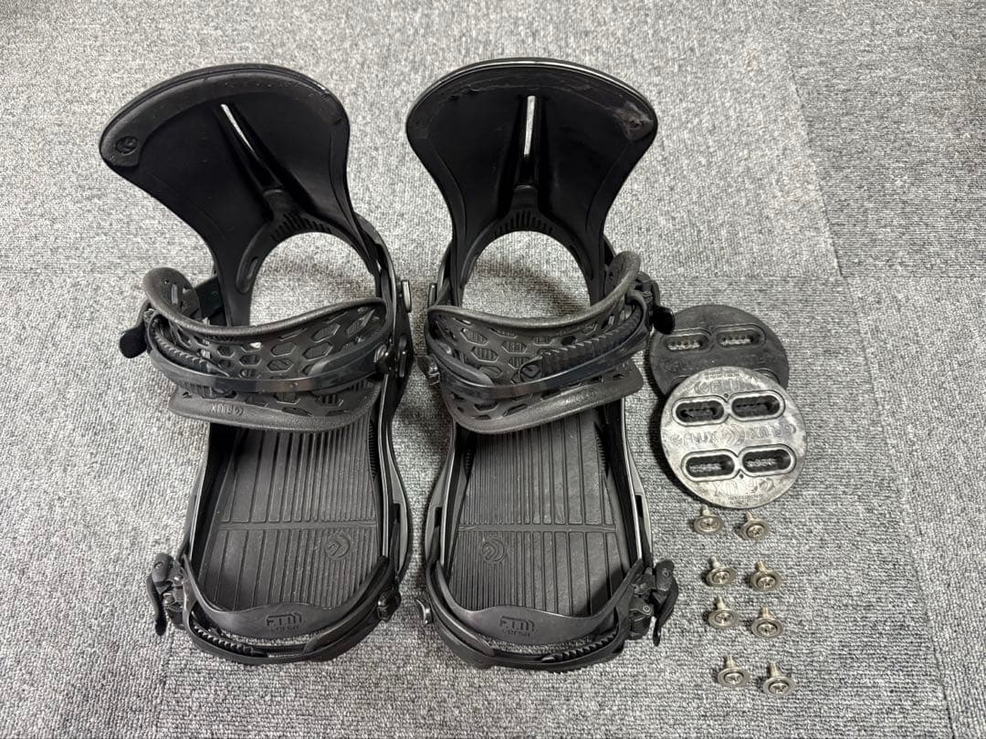 FLUX スノーボード ビンディング xfブラックMサイズ フラックス(FLUX) スノーボード ビンディング エックスブイ XV 【23-24