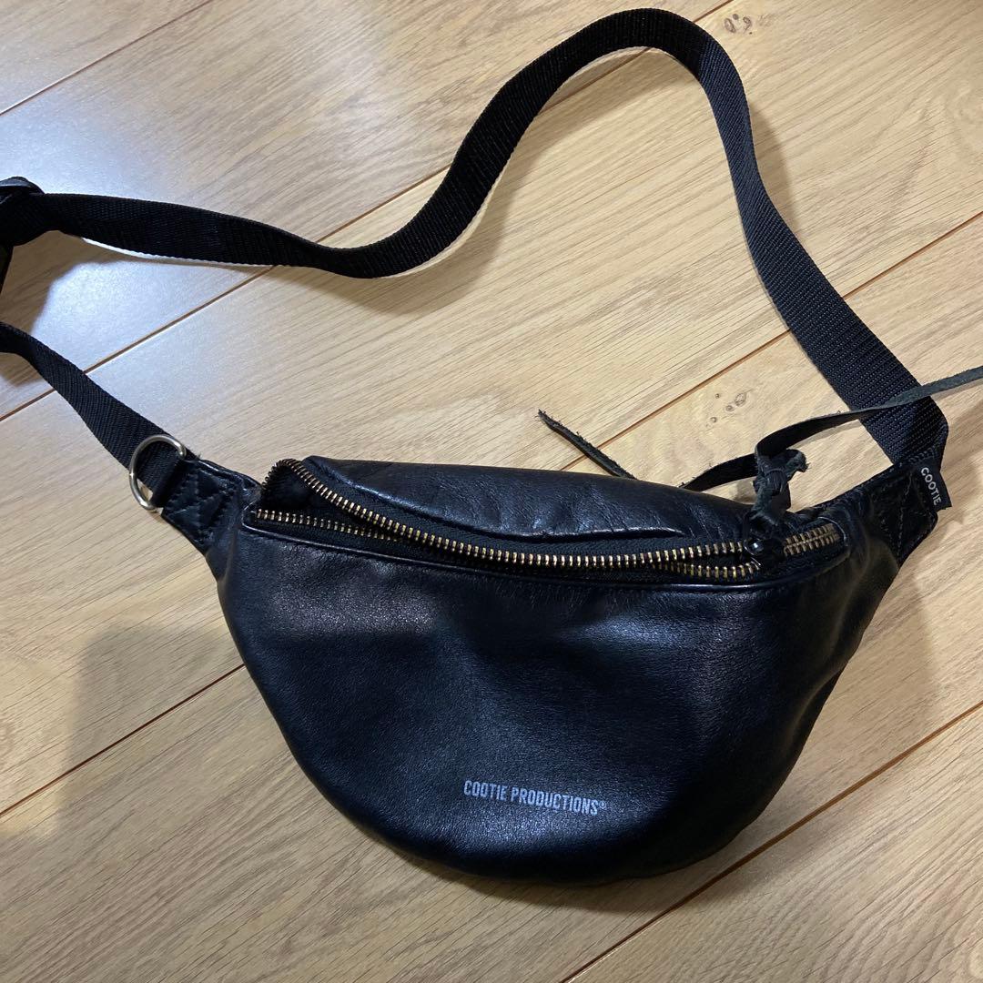 バッグ COOTIE / Leather Waist Pack