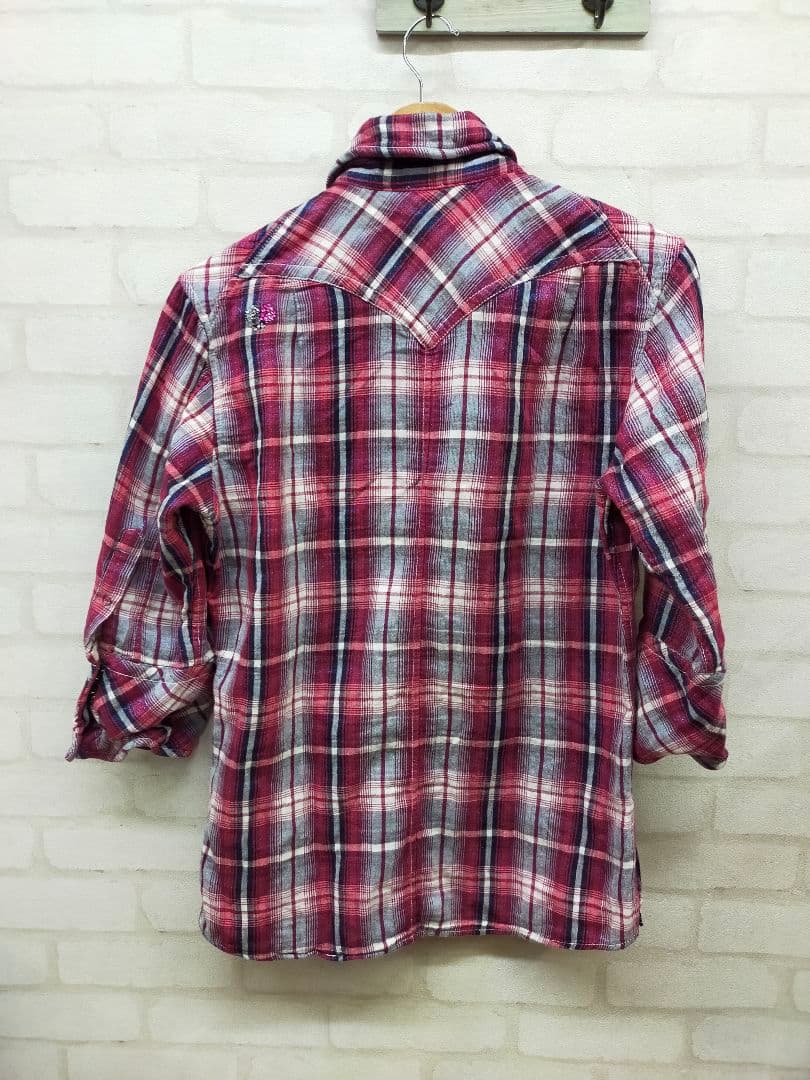 フランシストモークス チェックシャツ ミスチル 桜井和寿愛用 ラメ