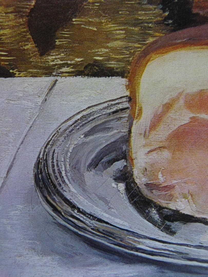 エドゥアール・マネ、【ハムのある静物】、希少な額装用画集より、状態