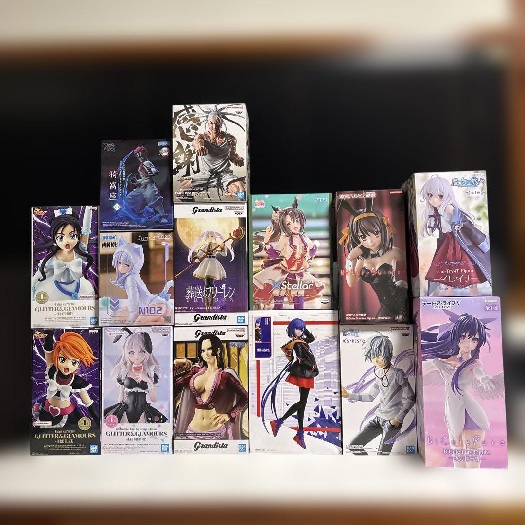 値下げ・新品未開封】フィギュア14種まとめ売り - メルカリ