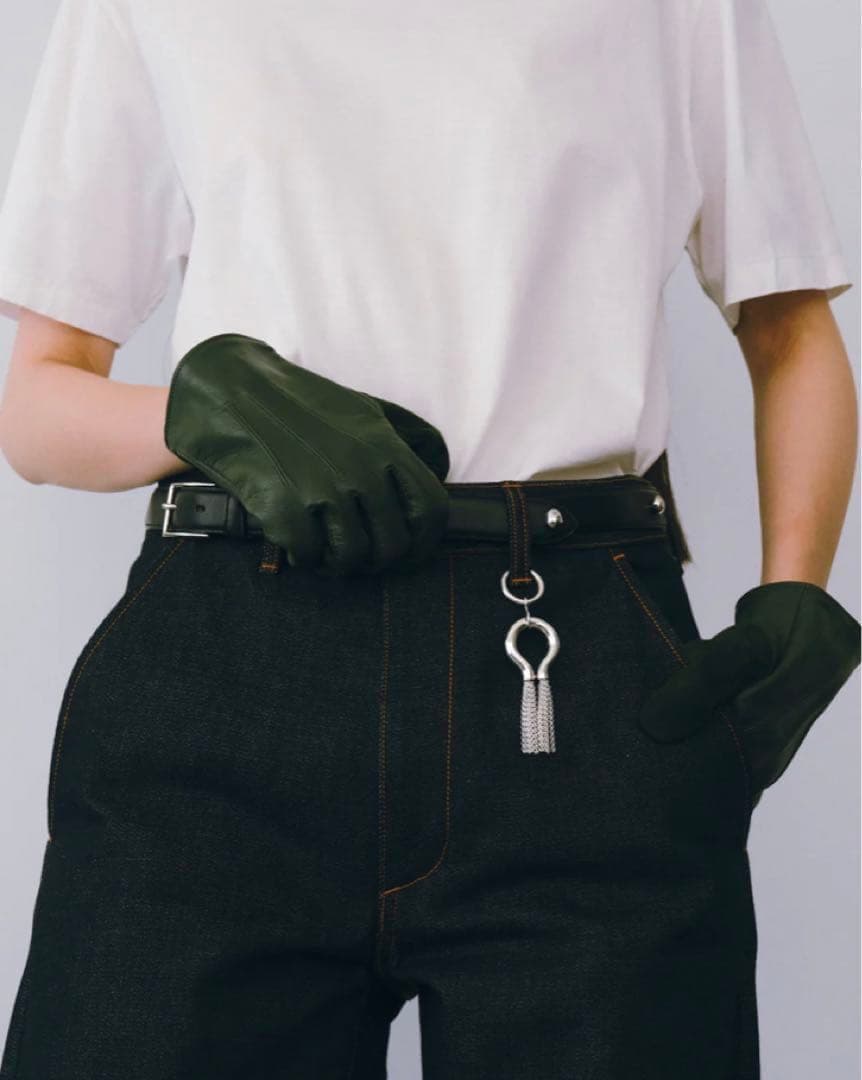 h'eres × semoh SILVER DROPS BELT CLASSIC BELT IN SILVER, S24 - Zambesi Store