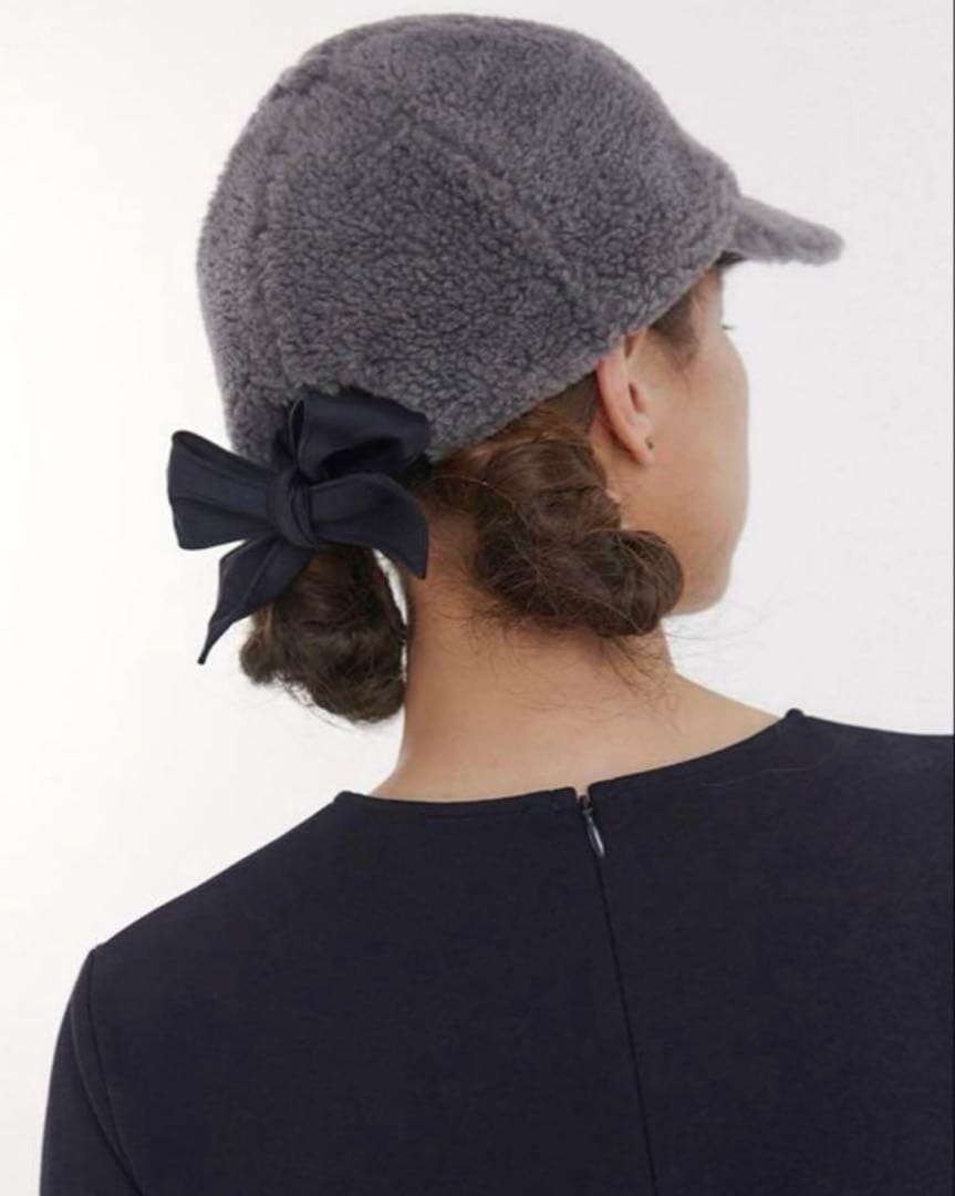 yori もふボアリボンキャップ　57