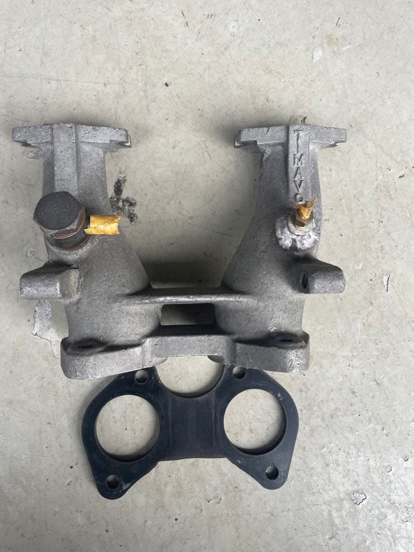 ミニ　ウェーバー　インテークマニホールド ウェーバーのインテークマニホールドを交換 & メーター周りを一新