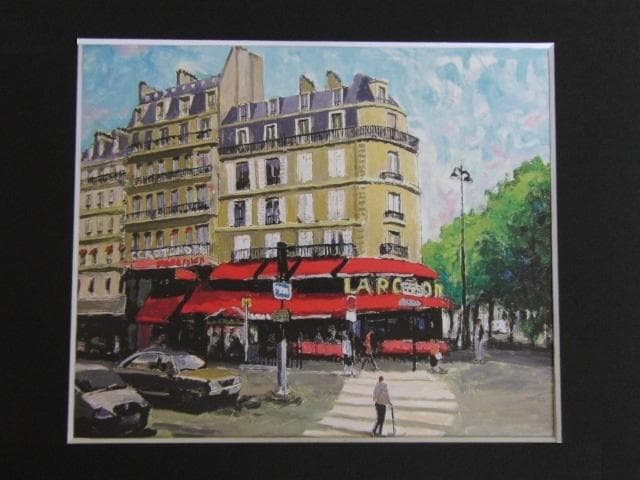 竹村忠一郎、【モンパルナスの街角『カフェ・ラ・ロトンド』】