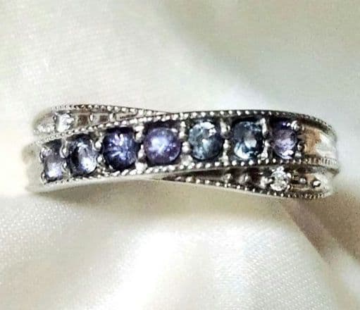 K*i様 カラーチェンジガーネット アレキタイプ シルバーリング - メルカリ