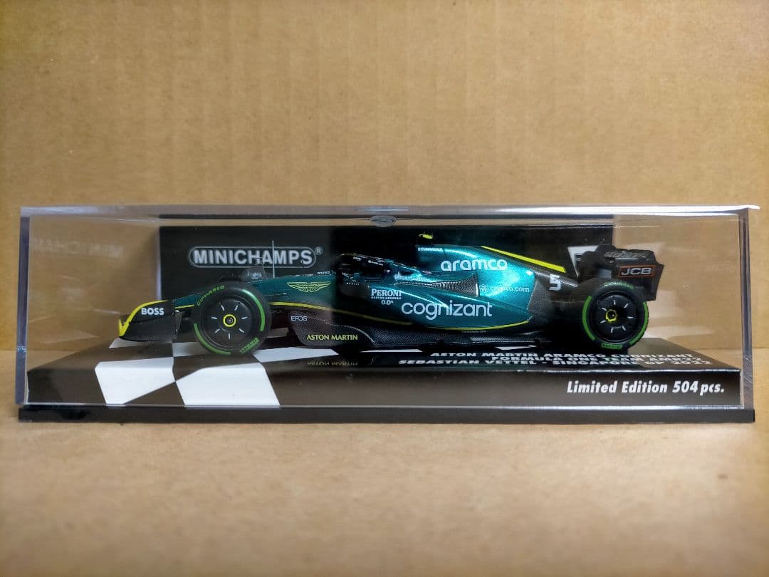 PMA 1/43 アストンマーティン F1 ベッテル 2022 シンガポール