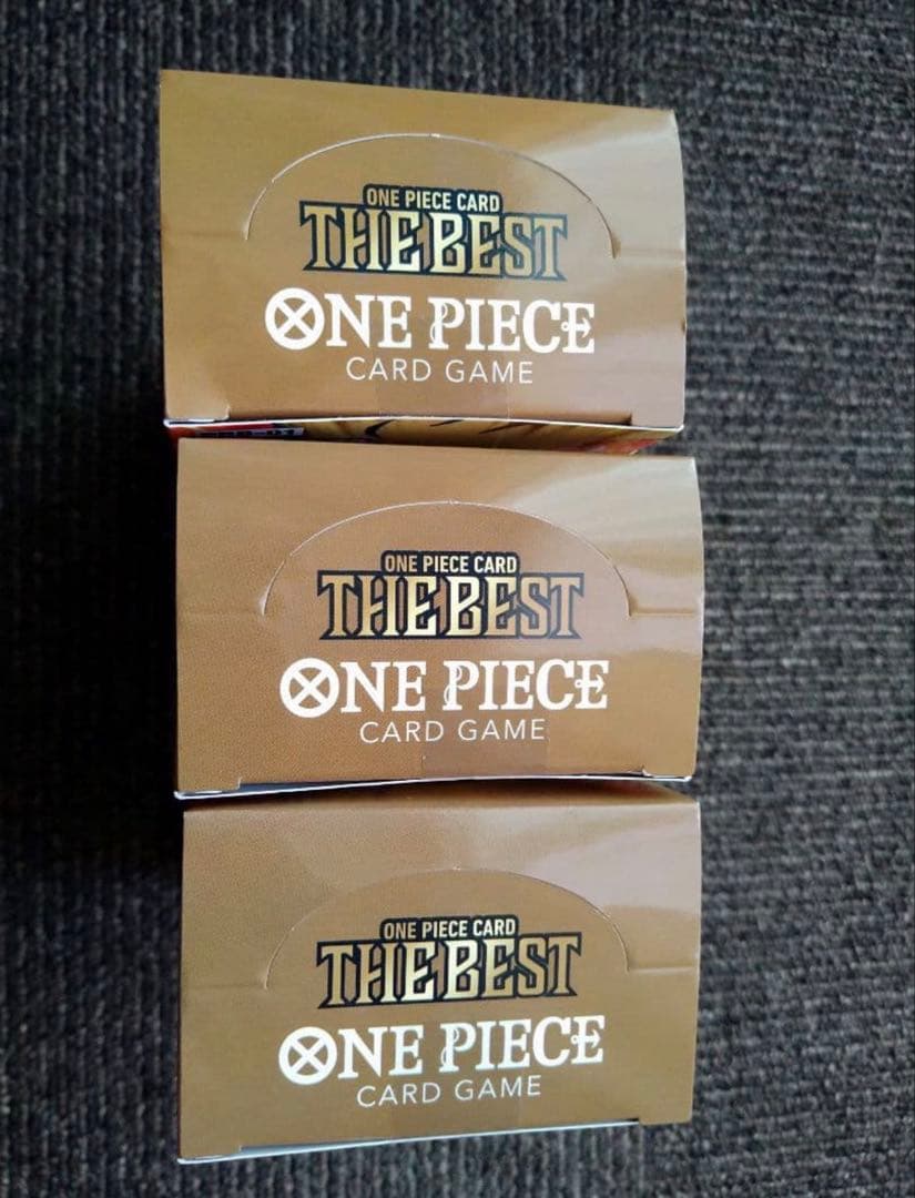 ワンピースカード THE BEST 【PRB-01】3BOX テープ付き - メルカリ