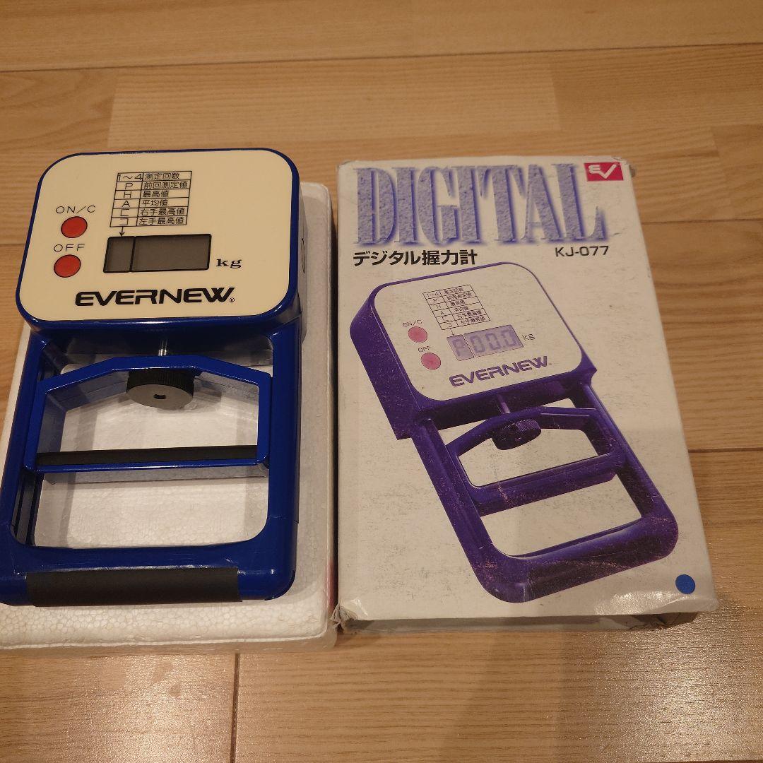 EVERNEW　デジタル握力計　KJ-077 Amazon | エバニュー(EVERNEW) デジタル握力計 EKJ077 | エバニュー