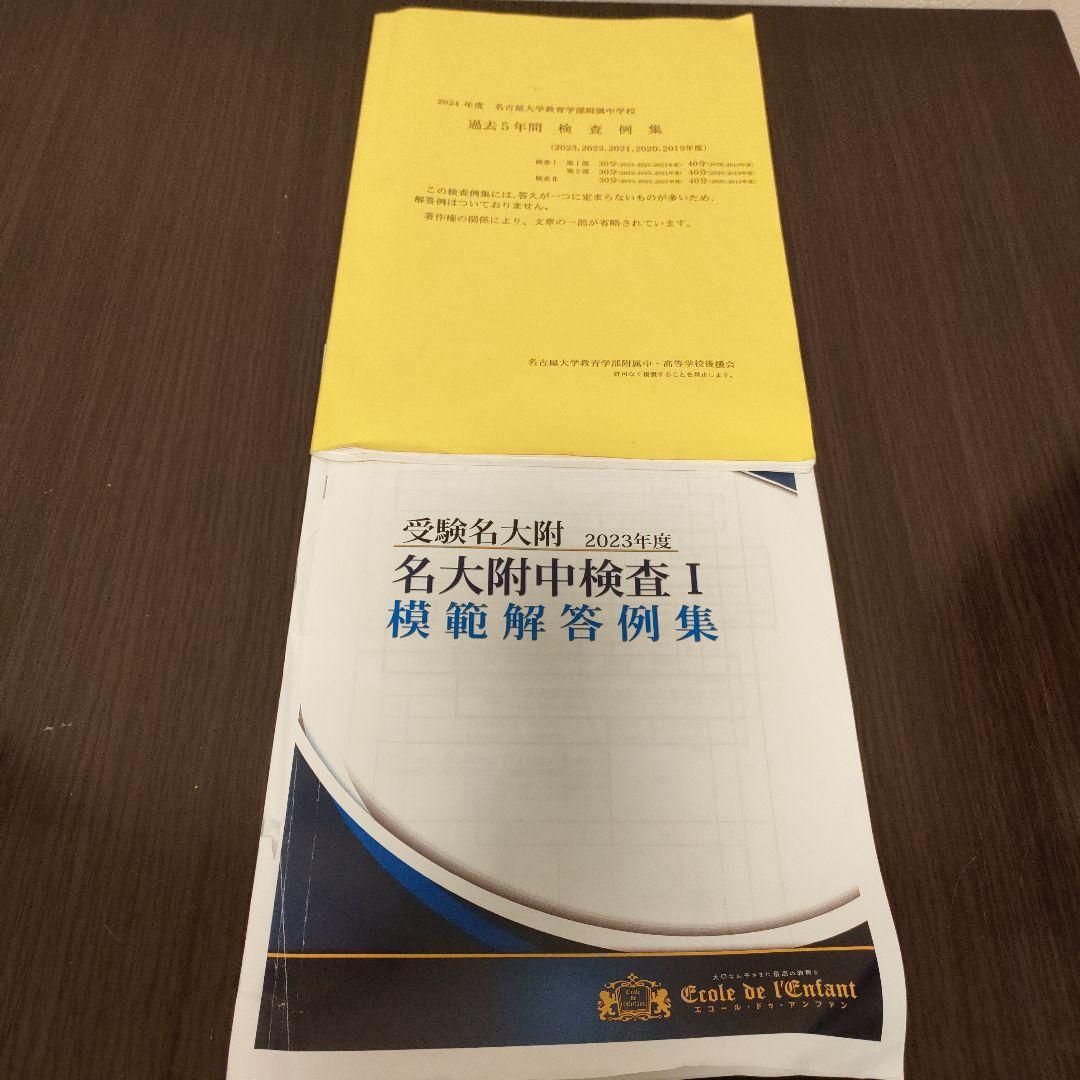 最新）（過去問＆解答）名古屋大学教育学部附属中学校 過去問＆模範