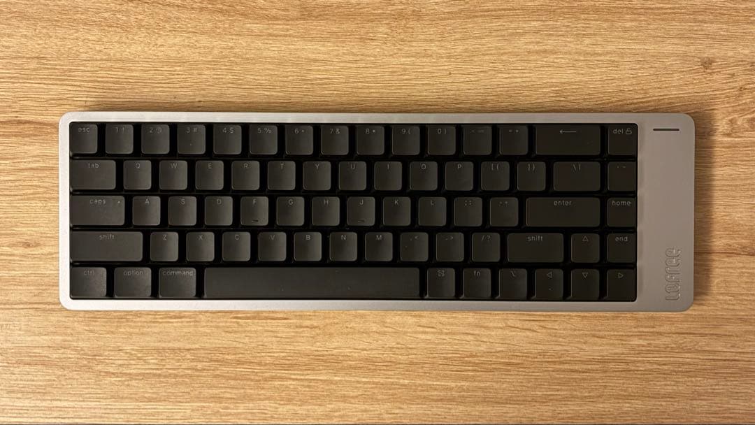 LOFREE Flow2 68%レイアウト スペースグレー