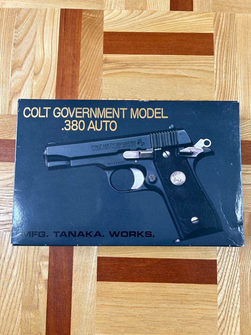 トイガン TANAKA COLT GOVERNMENT MODEL .380 AUTO タナカ「コルト.380オート ヘビーウエイトブラック」【COMPACT HANDGUN