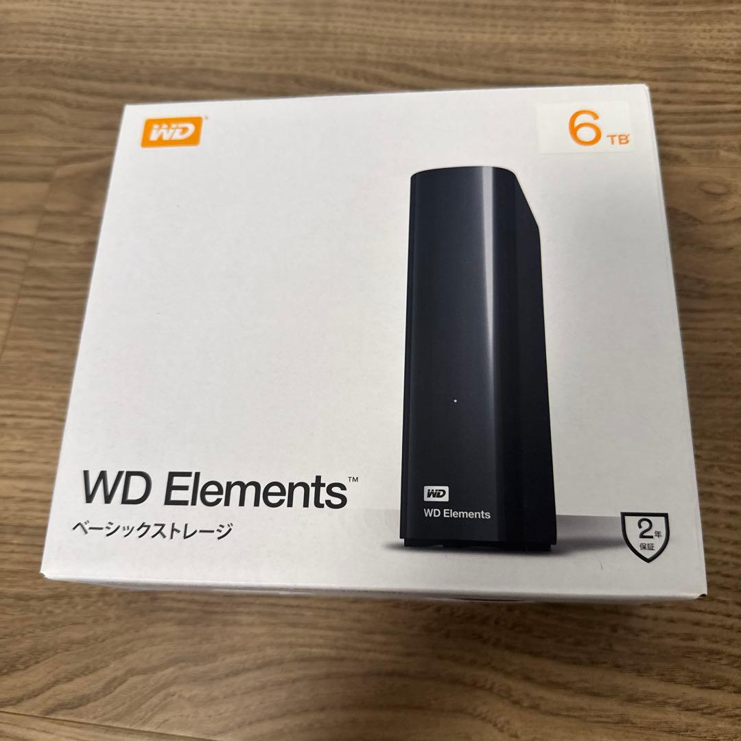 WD Elements 6TB 外付けHDD