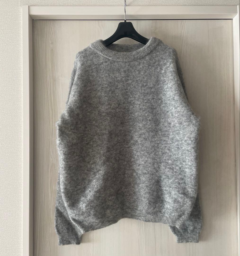 アクネストゥディオス ドラマティックモヘア ライトグレー S