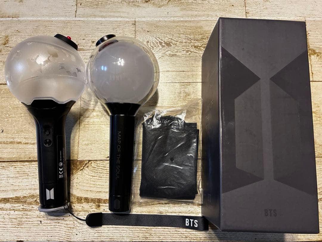 BTS 公式アミボム本体 Ver.3 + MOS 2本セット