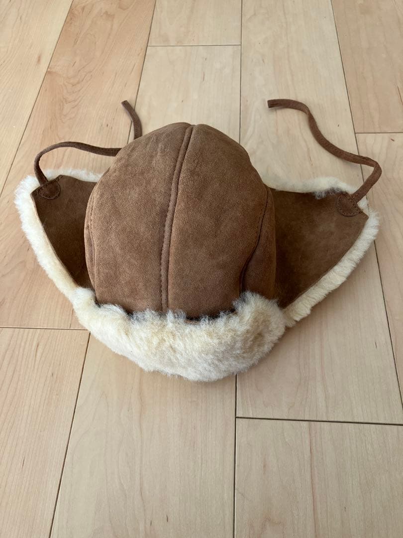 ムートンフライトキャップブラウン