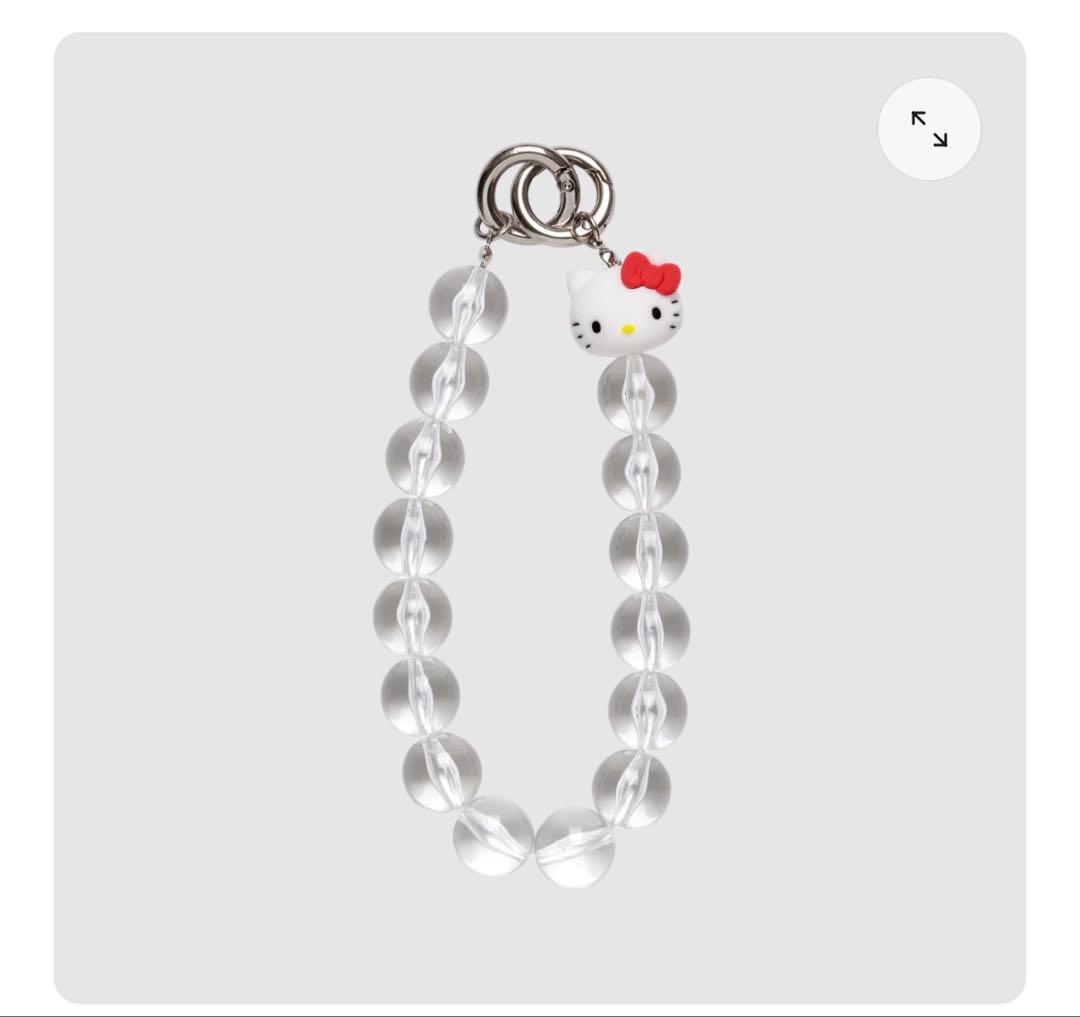 新品】thehighlights ハローキティ バブルストラップ クリアビーズ