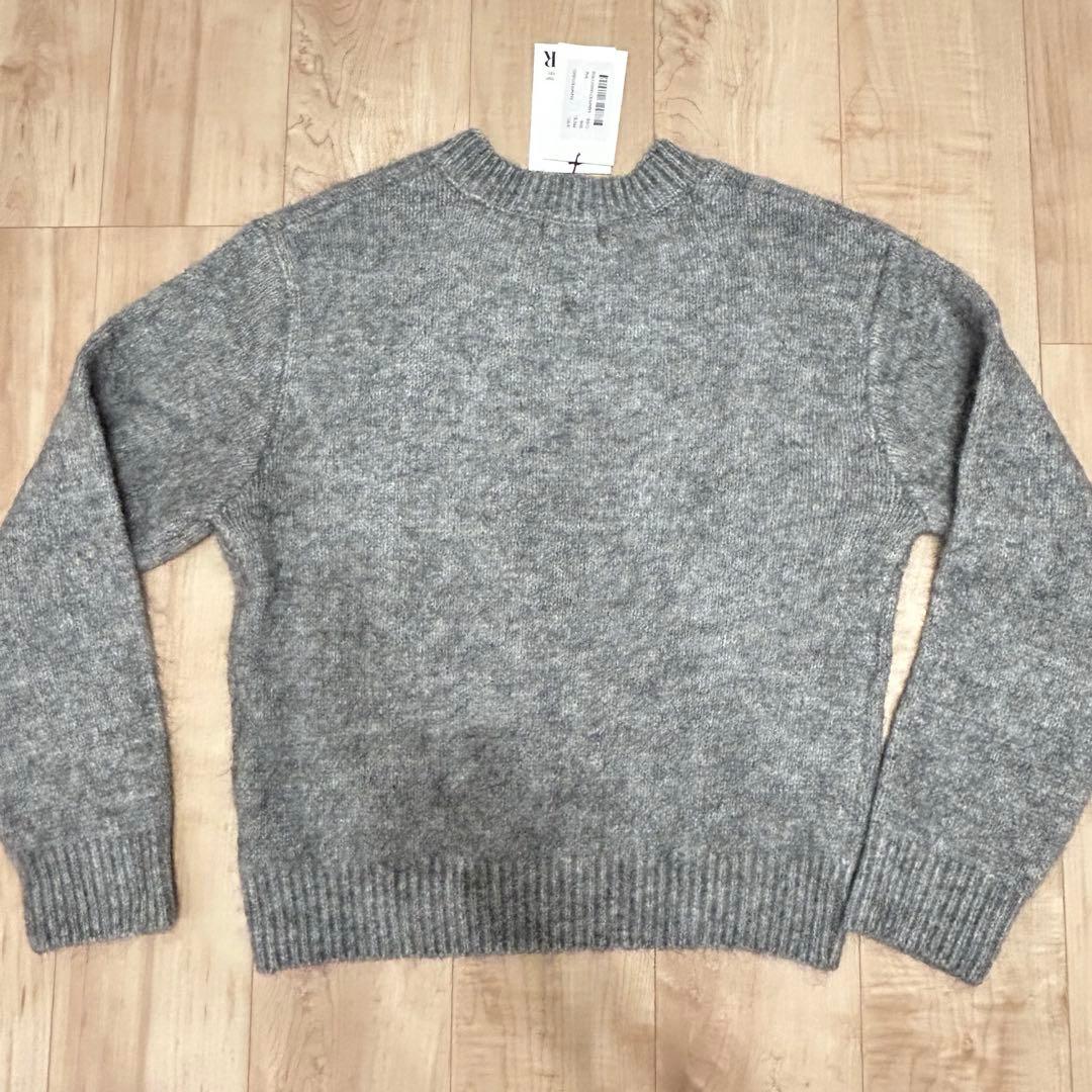新品未使用】SATUR グレー Vネックセーター WMサイズ モヘヤ - メルカリ